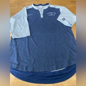 Nike Dri-fit Cleveland Indians 3/4 sleeve Tee. szL